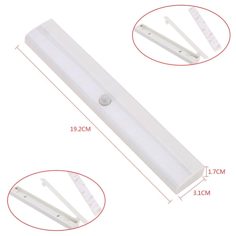 10 LED Wireless PIR Motion Sensor Light Intelligent Portable Infrared Induction Lamp Night Lights for Cabinet Closet Use 4*AAA - LED Lights For Sale : Affordable LED Solutions : Wholesale Prices