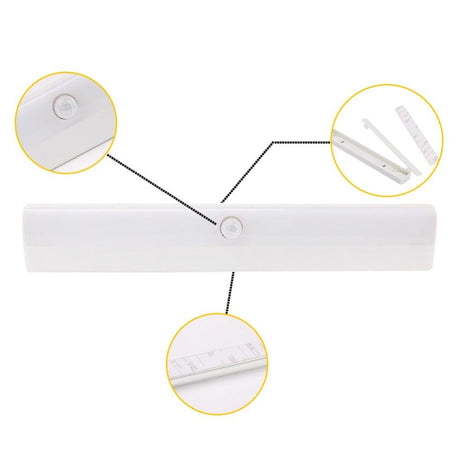 10 LED Wireless PIR Motion Sensor Light Intelligent Portable Infrared Induction Lamp Night Lights for Cabinet Closet Use 4*AAA - LED Lights For Sale : Affordable LED Solutions : Wholesale Prices