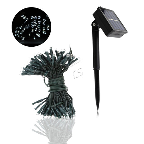 22M 200 Led Christmas Tree Garland Houses/Street Garden Waterproof Solar Chain String Fairy Lights Outdoor Valentines Decoration