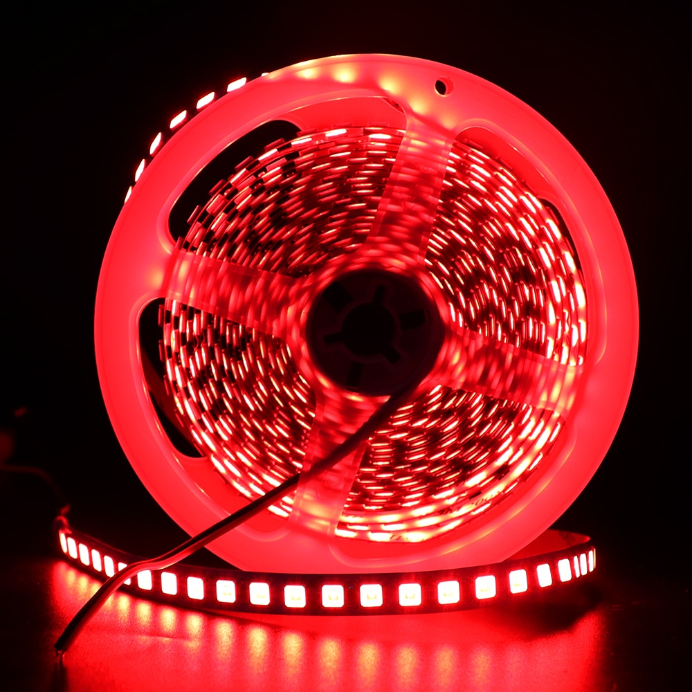 5M 600 LED 5054 LED Strip Light Waterproof DC12V Ribbon Tape Brighter Than 5050 Cold White/Warm White/Ice Blue/Red/Green/blue