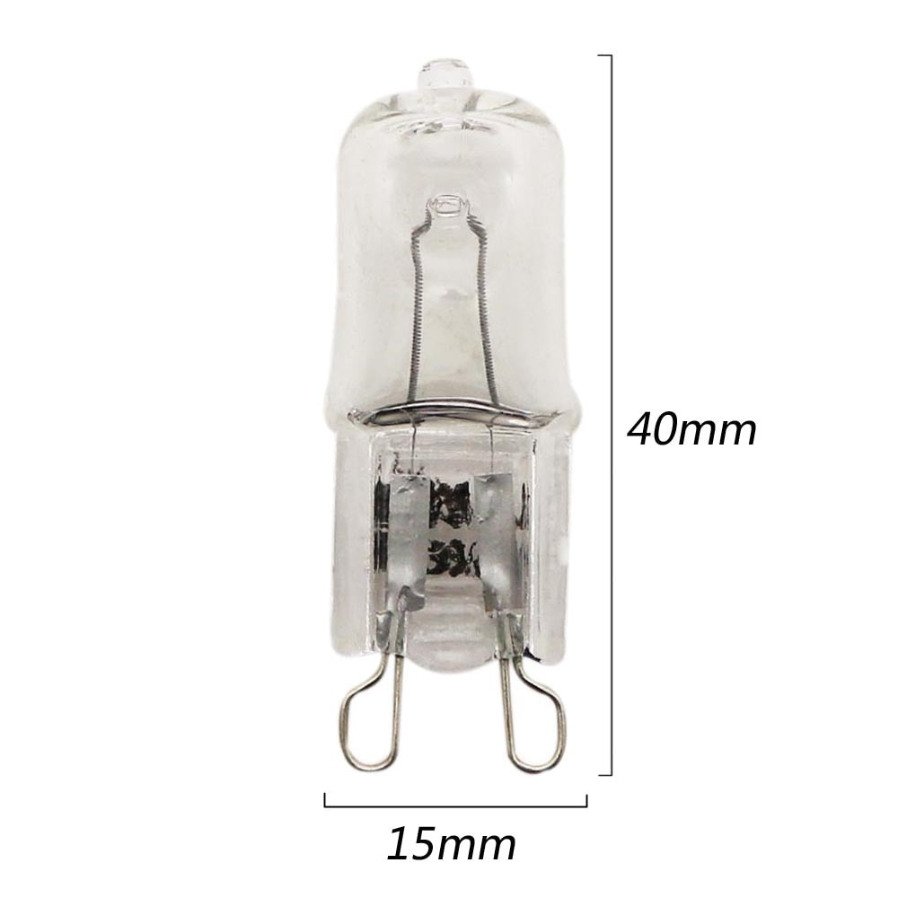 Super Bright G9 Halogen Light Bulb 25w 40w 60w Halogen G9 220V 3000K Warm White Indoor Clear Halogen G9 Lamp