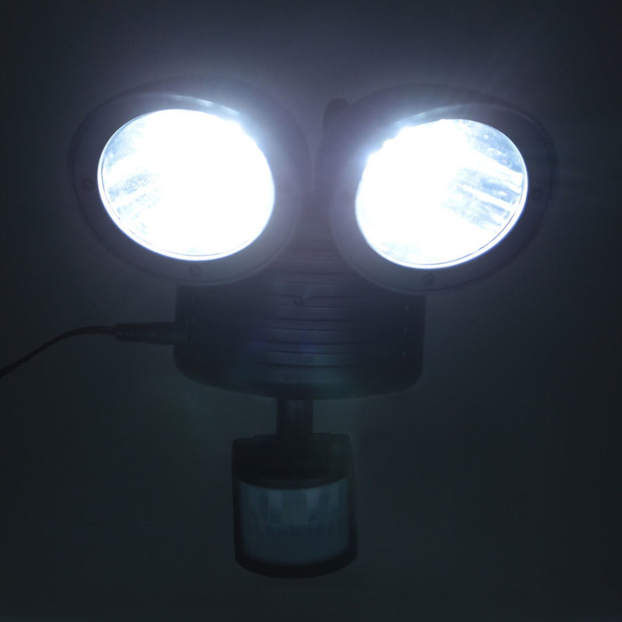 LED Solar Light Twin Head PIR Motion Sensor Lighting Outdoor Garden Solar lamp Waterproof Street Security lamp