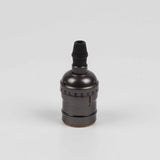 Vintage Retro Lamp Socket E27/E26 Screw Base Golden/Silver/Black Lamp Holder Fitting To Pendant Lamp Desk Lamp Wall Light