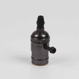 Vintage Retro Lamp Socket E27/E26 Screw Base Golden/Silver/Black Lamp Holder Fitting To Pendant Lamp Desk Lamp Wall Light