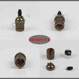 Vintage Retro Lamp Socket E27/E26 Screw Base Golden/Silver/Black Lamp Holder Fitting To Pendant Lamp Desk Lamp Wall Light