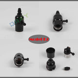 Vintage Retro Lamp Socket E27/E26 Screw Base Golden/Silver/Black Lamp Holder Fitting To Pendant Lamp Desk Lamp Wall Light