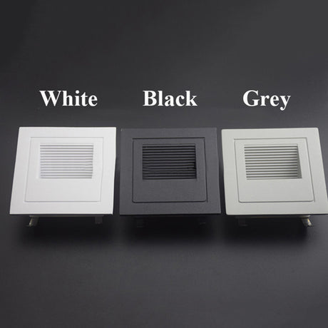 Outdoor Led Step Light IP65 Aluminum Embedded Staircase Corner Lamp Waterproof Recessed Wall Stair Lamp Footlight