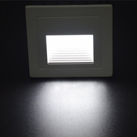 Outdoor Led Step Light IP65 Aluminum Embedded Staircase Corner Lamp Waterproof Recessed Wall Stair Lamp Footlight