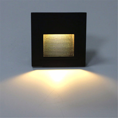 Outdoor Led Step Light IP65 Aluminum Embedded Staircase Corner Lamp Waterproof Recessed Wall Stair Lamp Footlight