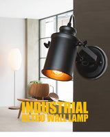 Wall Lamp Retro Industrial wall Light LED Wall sconce Vintage wall Lights for Restaurant bedside Bar Cafe Home Lighting E27