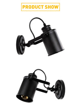 Wall Lamp Retro Industrial wall Light LED Wall sconce Vintage wall Lights for Restaurant bedside Bar Cafe Home Lighting E27