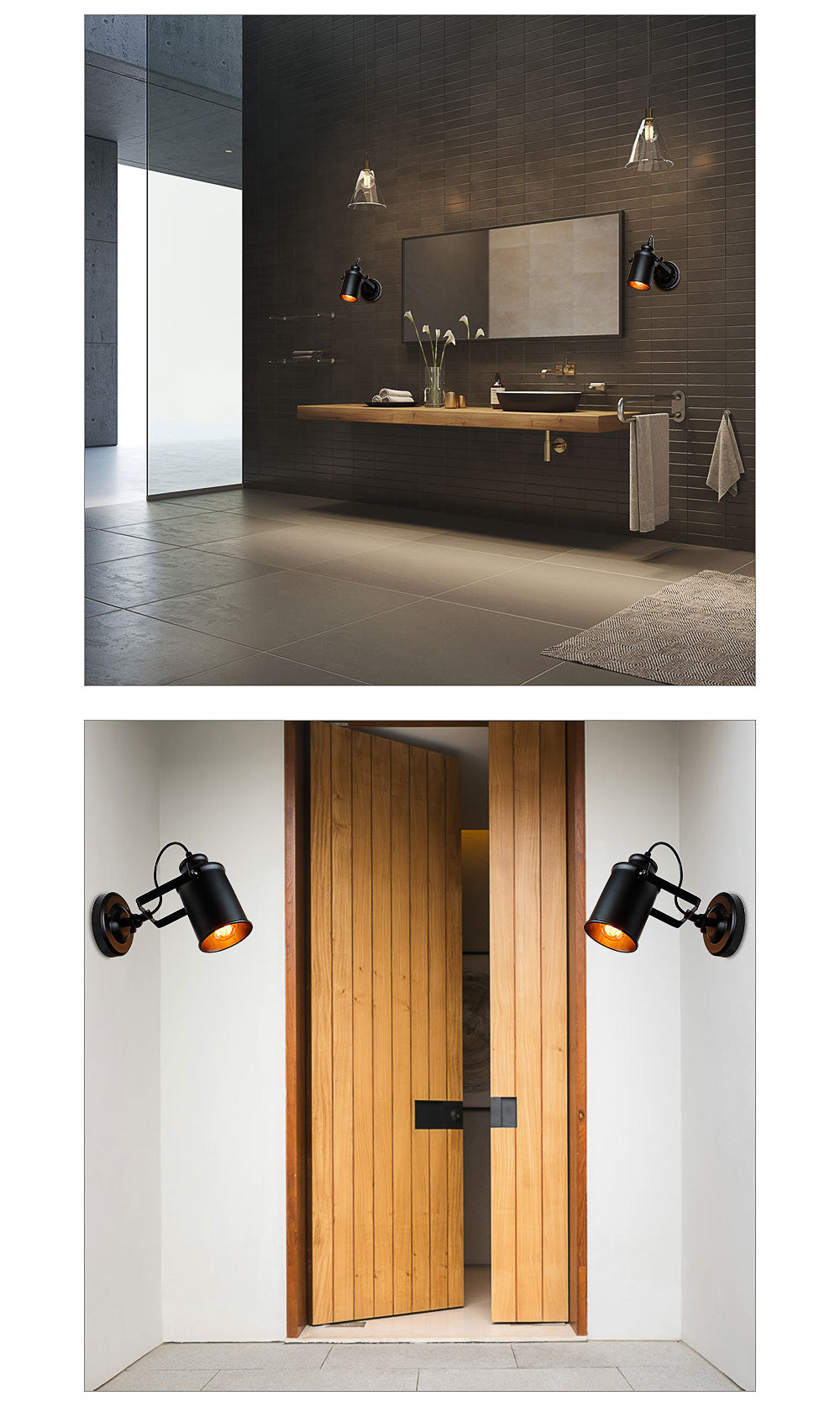 Wall Lamp Retro Industrial wall Light LED Wall sconce Vintage wall Lights for Restaurant bedside Bar Cafe Home Lighting E27