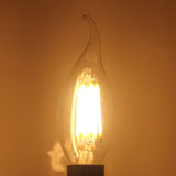 E14 COB LED Candle Lamp C35 B10 2w 4w 6w Flame Frosted LED Filament Bulb light 220v 230v AC Crystal chandelier light source