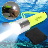 6000 Lumens Diving Flashlight Underwater 50m Torch 18650 Rechargeable LED Light Lamp For Diving Photography Video