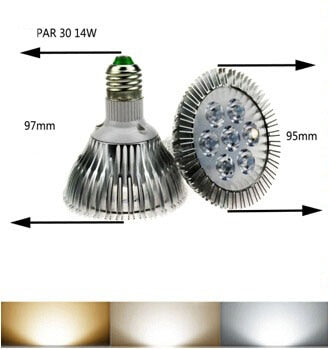 Ultra Bright Dimmable E27 E26 PAR16 PAR30 PAR38 9W 14W 18W 24W 30W 36W LED Light Bulb Lamp Spotlight Indoor Lighting 110V 220V