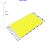 12V 15W COB LED Panel Light with Dimmer Controller 1500LM Warm Nature Cold White DC12V Dimmable LED Bulb for DIY Work Decors Lamp