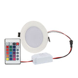 LED Panel Light With Remote Control 5W 10W RGB Round Downlight Lamp Ceiling Lights Indoor Lighting Spot Led Lights Decor