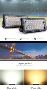 50W perfect power waterproof Landscape Lighting IP65 LED Flood Light Floodlight LED street Lamp 220V 240V  LED Spotlight