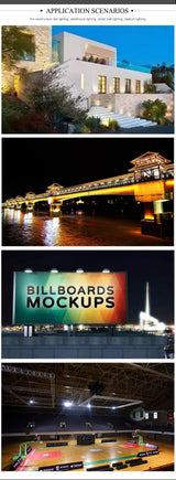 50W perfect power waterproof Landscape Lighting IP65 LED Flood Light Floodlight LED street Lamp 220V 240V  LED Spotlight