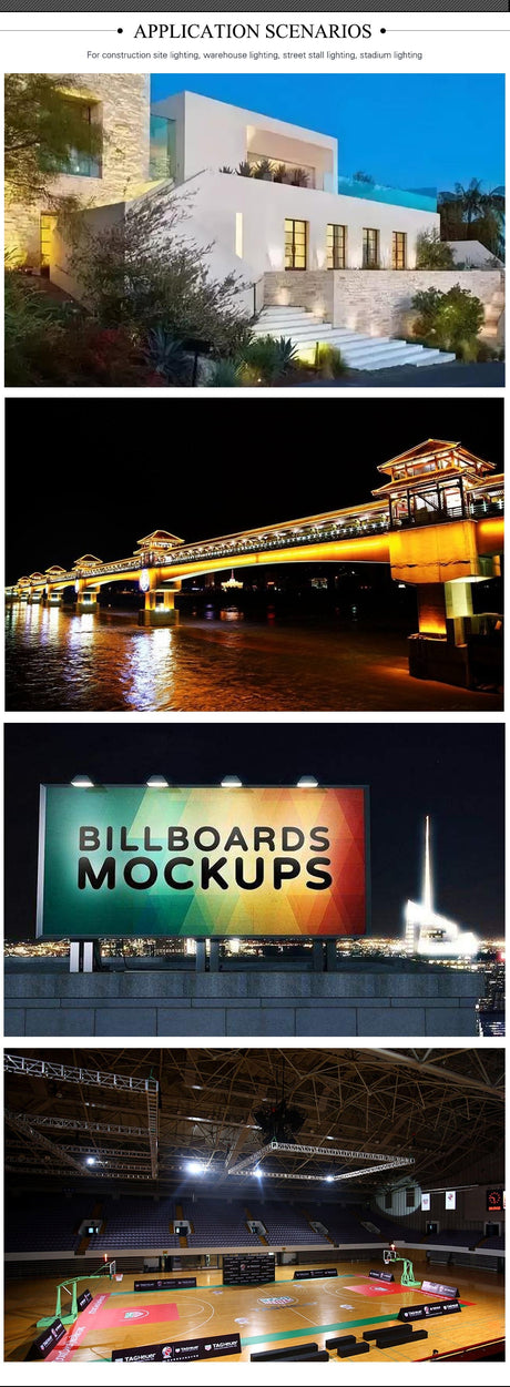 50W perfect power waterproof Landscape Lighting IP65 LED Flood Light Floodlight LED street Lamp 220V 240V  LED Spotlight