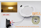 Led Downlight 3W 5W 7W 9W 12W 15W 18W AC 220V 230V 110V Ceiling Bathroom Lamps Living Room Light Home Indoor Lighting