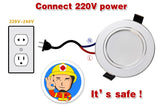 Led Downlight 3W 5W 7W 9W 12W 15W 18W AC 220V 230V 110V Ceiling Bathroom Lamps Living Room Light Home Indoor Lighting
