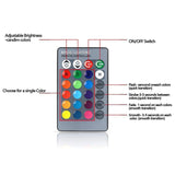 Ultrathin 24 Colors 3W 10W LED RGB Ceiling Light AC85-265V LED Panel Down Light Lamps Round Shape with Remote Control