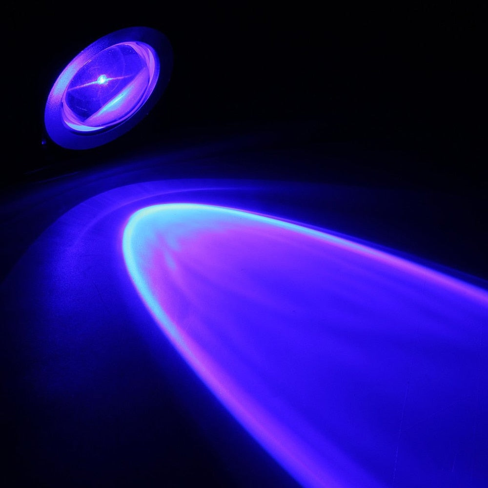 IP68 10W RGB LED Light Garden Fountain Pool Pond Spotlight Waterproof Underwater Lamp with Remote Control Black/Silver