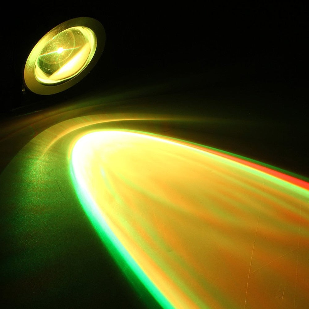 IP68 10W RGB LED Light Garden Fountain Pool Pond Spotlight Waterproof Underwater Lamp with Remote Control Black/Silver