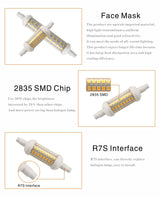 R7S LED Lamp 6W 9W 12W SMD 2835 78mm 118mm 135mm R7S LED Light Bulb AC220V Energy Saving Replace Halogen Light