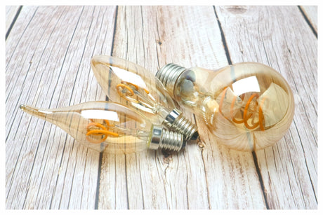 Spiral Light LED Filament Bulb 4W E27 Retro Vintage Lamps Decorative Lighting Dimmable Edison Lamp