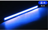 17CM Universal COB LED Strip Car Daytime Running Fog Lamp Driving Strip Light Flexible LED Bar Strip Waterproof Lights 6W