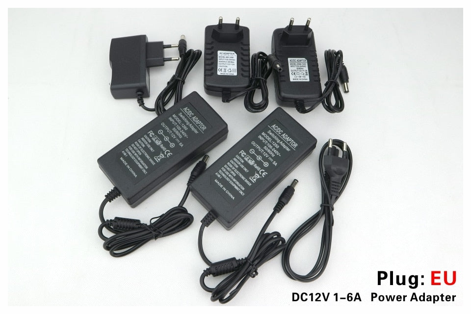 12V Power Supply DC12V Unit 1A 2A 3A 5A 6A Transformer AC 110V 220V 220 V to DC 12 Volts 12 V LED Driver for LED Strip
