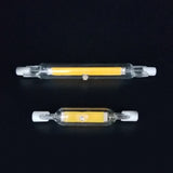 R7S LED 118mm 78mm Dimmable COB Lamp Bulb Glass Tube 15W 30W Replace Halogen Lamp Light AC 220V 230V R7S Spotlight