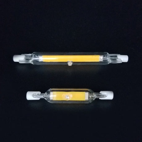 R7S LED 118mm 78mm Dimmable COB Lamp Bulb Glass Tube 15W 30W Replace Halogen Lamp Light AC 220V 230V R7S Spotlight