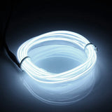 Neon Cord Led EL Wire String Led Strip Flexible Light Rope Tube car Dance Party 2M 3M 5M Battery Powered With Controller led RGB