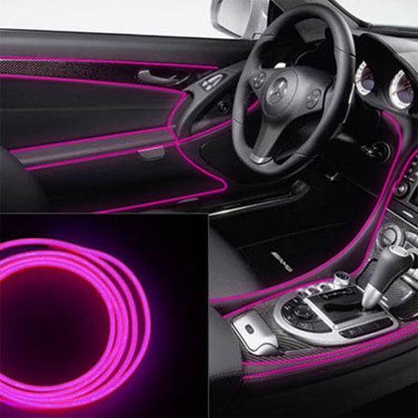 Neon Cord Led EL Wire String Led Strip Flexible Light Rope Tube car Dance Party 2M 3M 5M Battery Powered With Controller led RGB