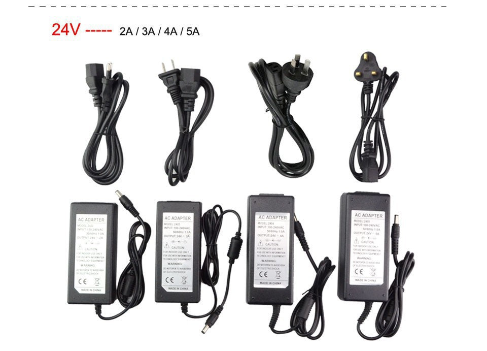 Led Power Supply Adapter Transformer AC 100-240V to DC 5V 12V 24V 1A 2A 3A 4A 5A 6A 10A Led driver Converter EU/US/UK/AU plug