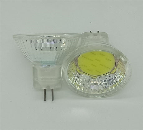 MR11 COB Led Spotlight 12V 110V 220V Dimmable Led Lamp Bulb 3W 7W 9W LED Light Warm/Cold White GU4 Glass Bulb Energy Saving lamp