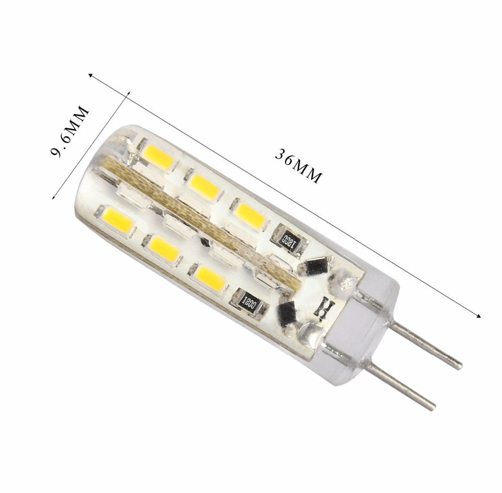 G4 LED Bulb, Bi-Pin Base, G4 Ampoule Lampe Spot 3014 SMD 24 LEDs 20W Halogen Bulb Equivalent 1.5W Pour Maison 360 Degree 10pack