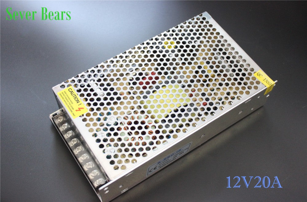 Switch Power Supply Adapter Transformer AC110V-240V to DC12V Adapter For LED Strips Light D100 DC12V 1.25A 2A 5A 10A 15A 20A 30A