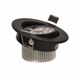 Led Downlight Dimmable 3W 4W 5W 110V 220V Black Shell Round Ceiling Recessed Spot led Light lamp IP40 Indoor Lighting