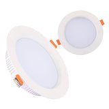 Ultra thin Dimmable led downlight 3W 5W 7W 9W 12W 15W led ceiling recessed Bulbs round panel light Indoor Lighting AC110V 220V