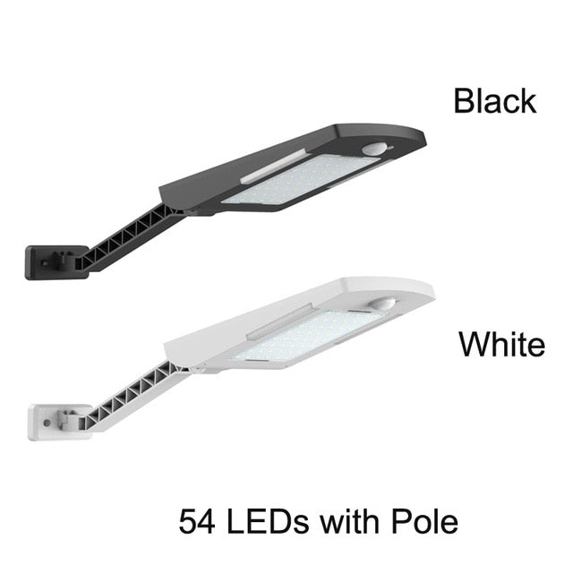 PIR motion sensor Solar Street light 3 modes Outdoor light wall lamp Waterproof Energy Saving Yard Path Home Garde