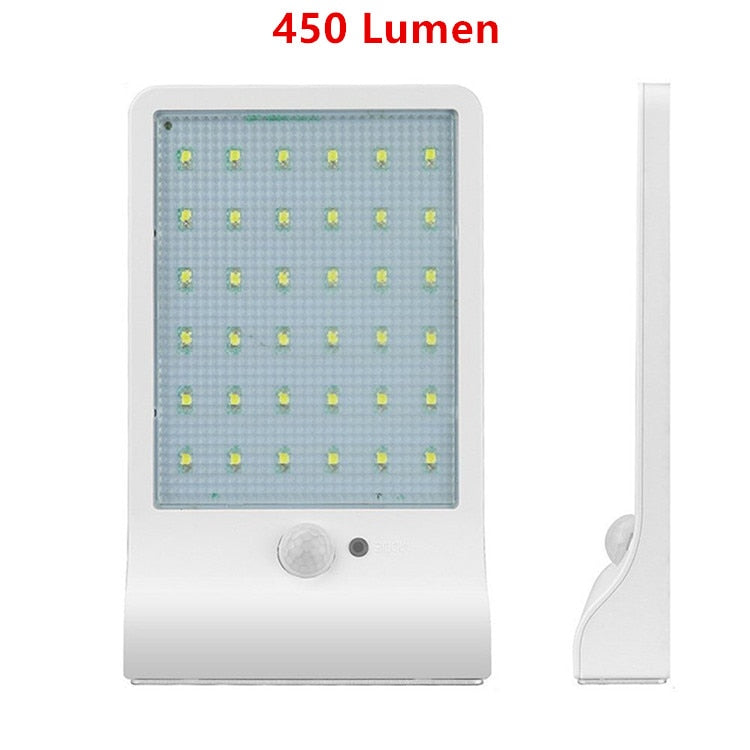 PIR motion sensor Solar Street light 3 modes Outdoor light wall lamp Waterproof Energy Saving Yard Path Home Garde