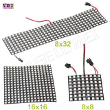 DC5V 8*8/16*16/8*32cm Pixel WS2812B LED Full Color Panel Digital Flexible Individually addressable Flex RGB Lights Display Board