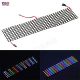 DC5V 8*8/16*16/8*32cm Pixel WS2812B LED Full Color Panel Digital Flexible Individually addressable Flex RGB Lights Display Board
