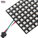 DC5V 8*8/16*16/8*32cm Pixel WS2812B LED Full Color Panel Digital Flexible Individually addressable Flex RGB Lights Display Board