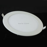 NEW Hot Ultra Thin Design 3W 4W 6W 9W 12W 15W 25W LED Surface Ceiling Recessed Grid Downlight / Round Panel Light