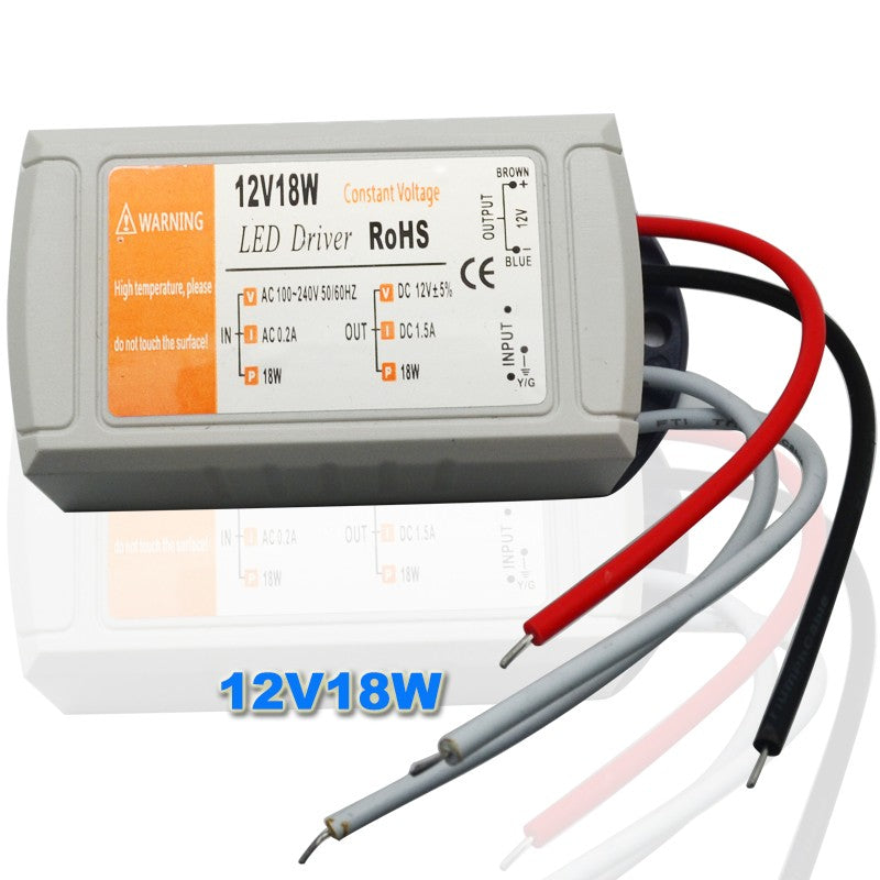 LED Driver AC 110V 220V to DC12V Led Power Adapter Transformers for LED Strip 18W 28W 48W 72W 100W Power Supply